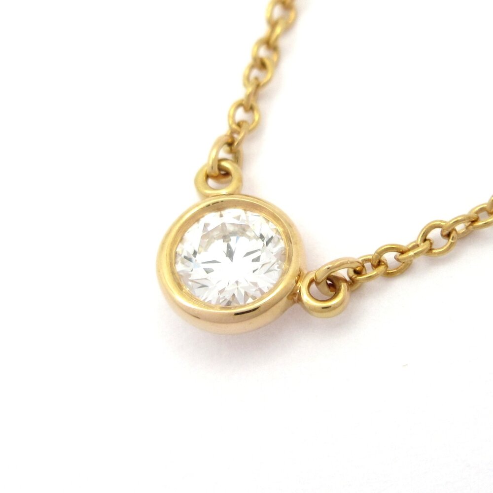 Tiffany & Co. By The Yard Necklace 18K Yellow Gold Diamond